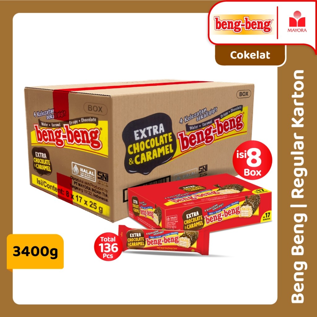 

New Wafer Coklat Beng Beng Regular 17 Pcs - KartonPremium