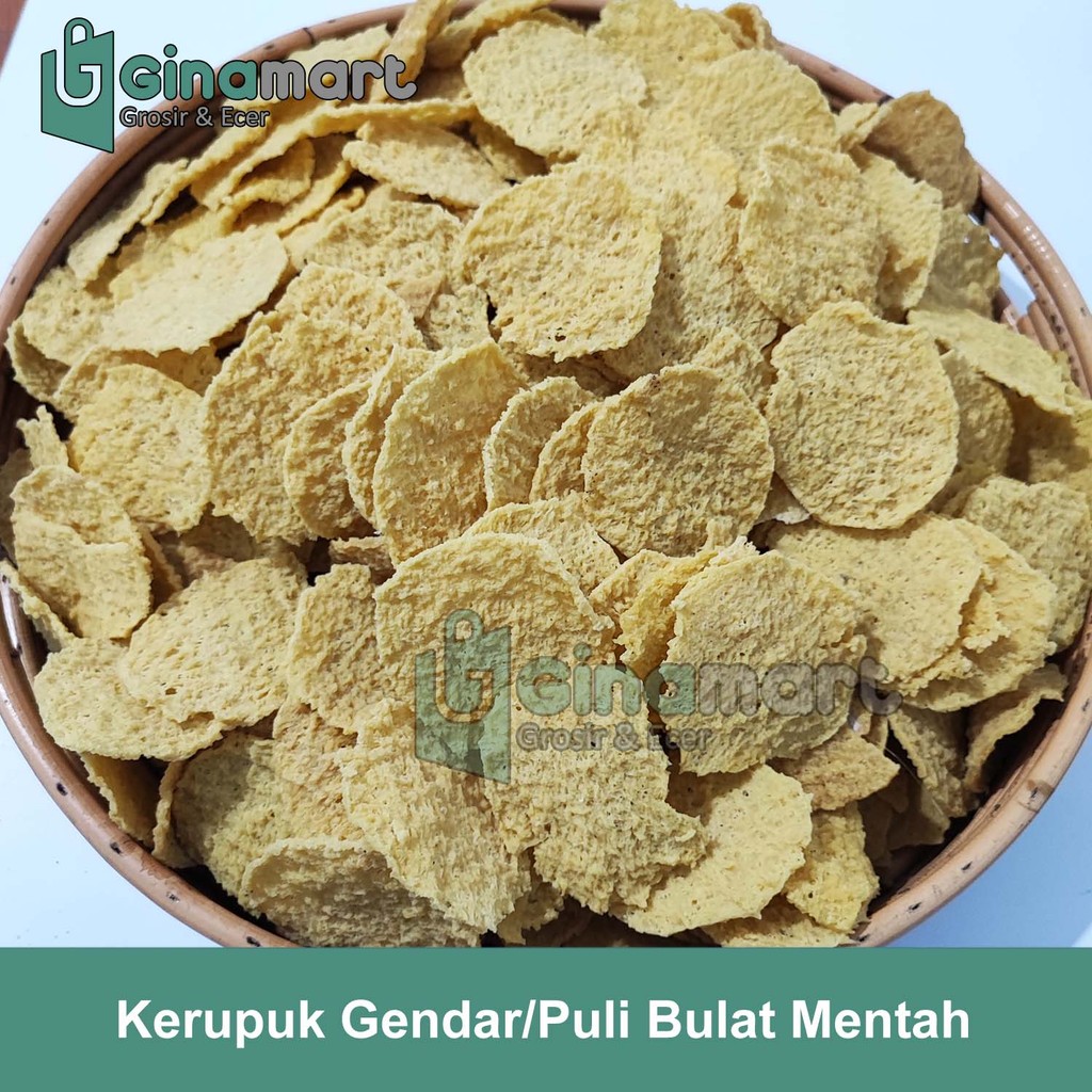 

Kerupuk Gendar / Kerupuk Puli Mentah Bulat Khas Madiun Repack 1kg