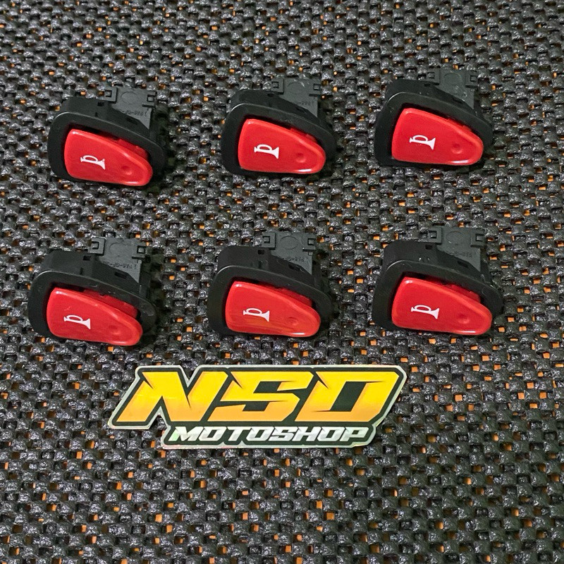 Saklar Klakosn Vietnam Tombol Klakson Bulat Merah Vietnam Beat Scoopy Vario Revo Dll