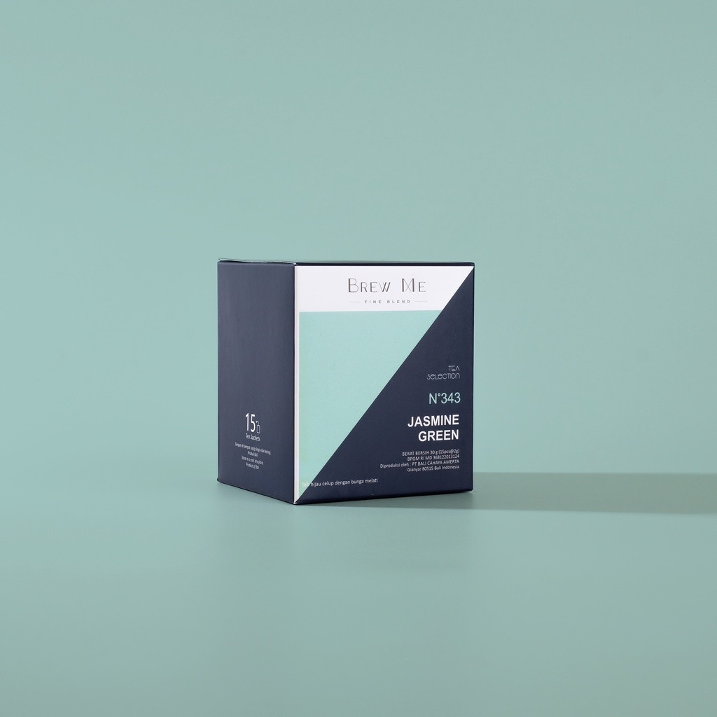 

Brew Me Jasmine Green Tea Bag Box