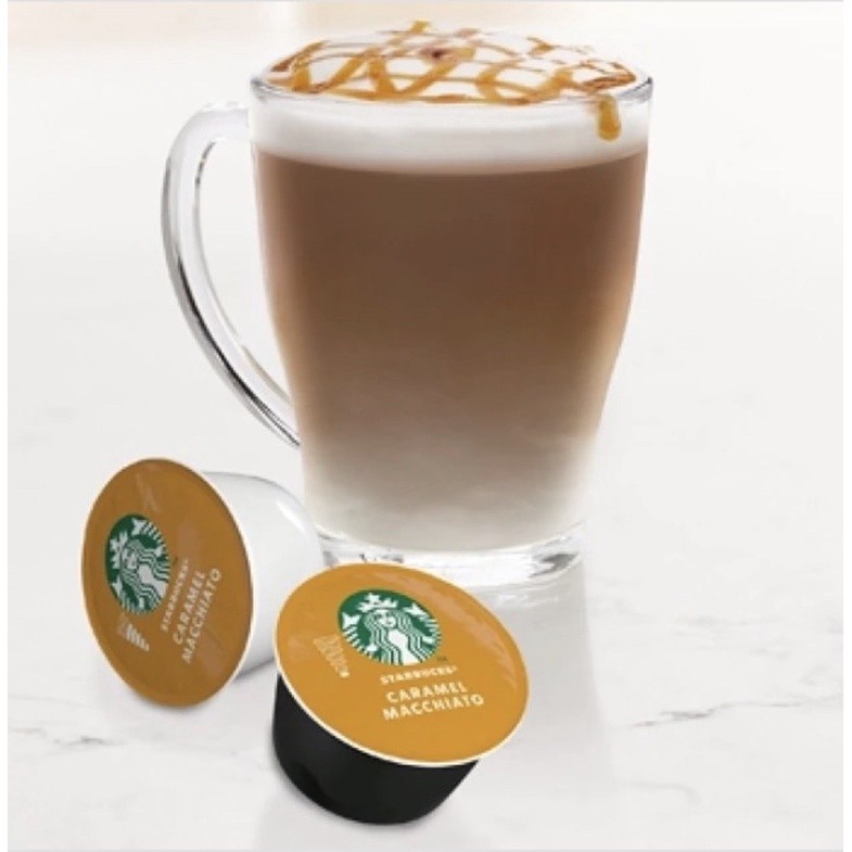 

JAMIN MURAH !!!Nescafe Dolce Gusto Starbucks Caramel Macchiato - Coffee Capsules(BISA LANGSUNG ORDER)