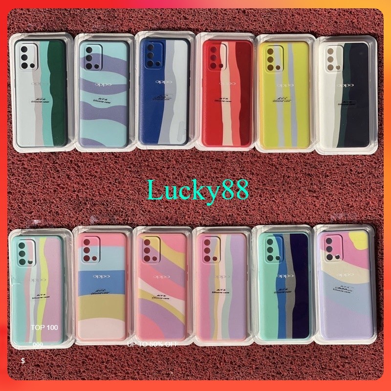 CASE MACARON RAINBOW OPPO RENO 4 / RENO 4F / RENO 5 / RENO 6 5G / RENO 7 4G / RENO 7 5G / RENO 7Z 5G