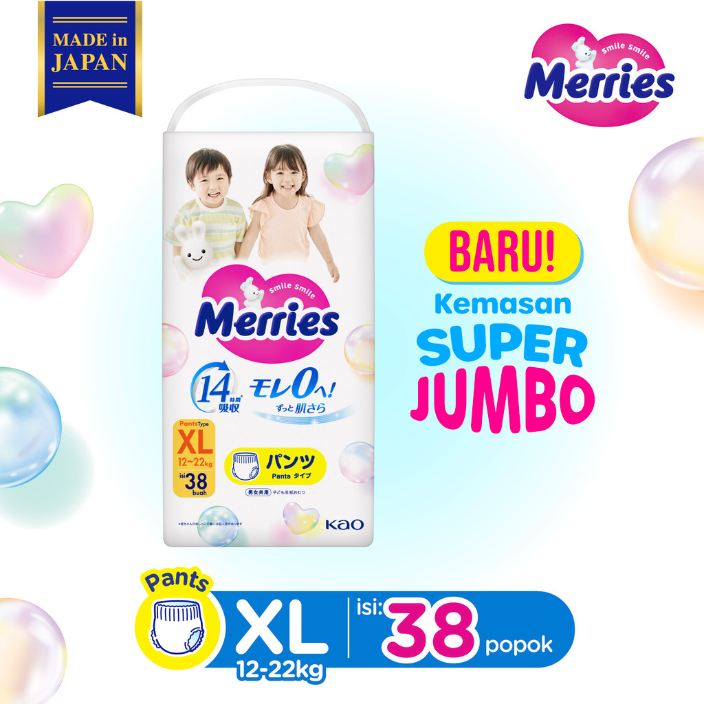 Merries Premium Pants XL38 - Merries Popok Celana Premium XL 38