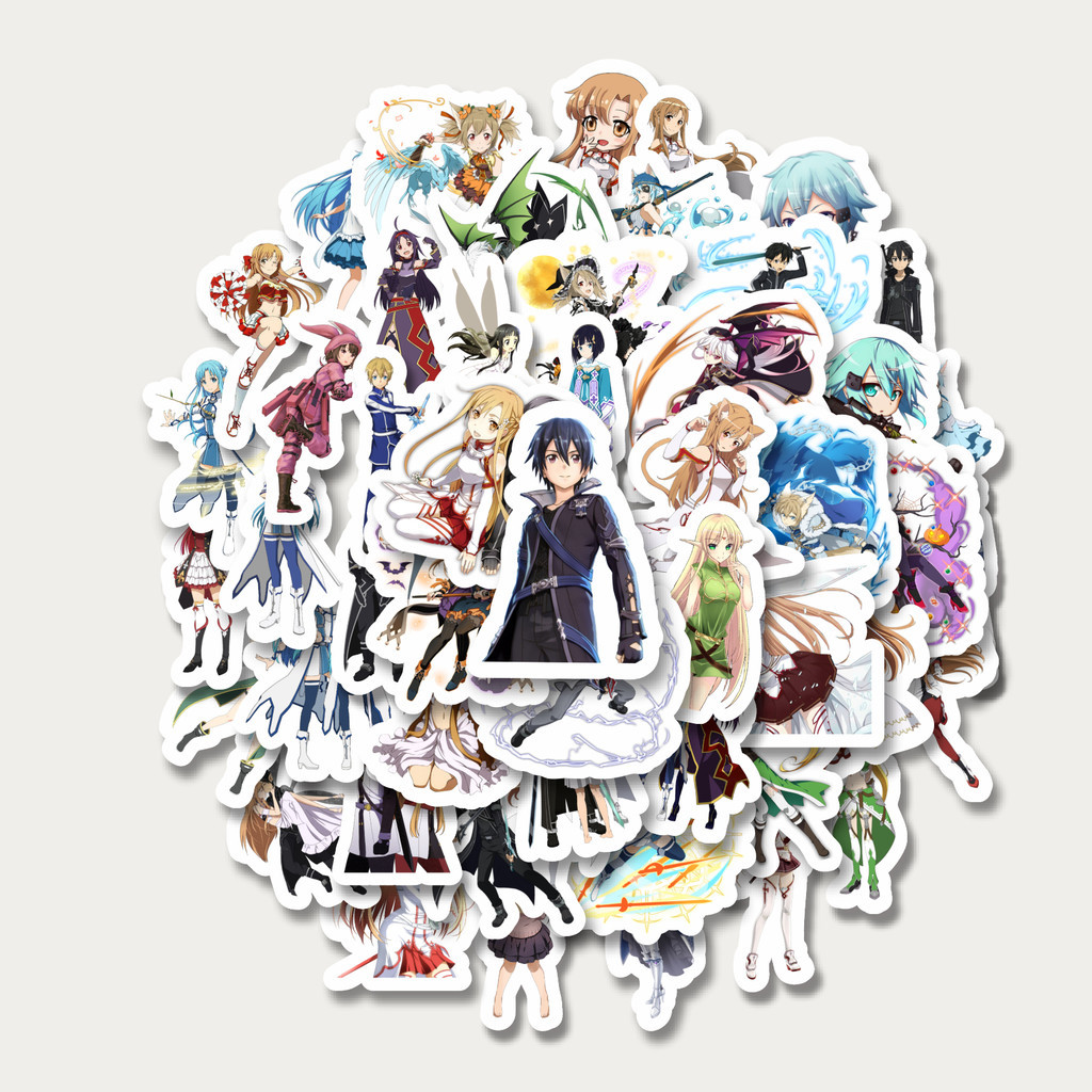 

Sticker Pack Sticker Anime Sword Art Online | Sticker TUMBLR | Stiker LAPTOP KOPER HELM