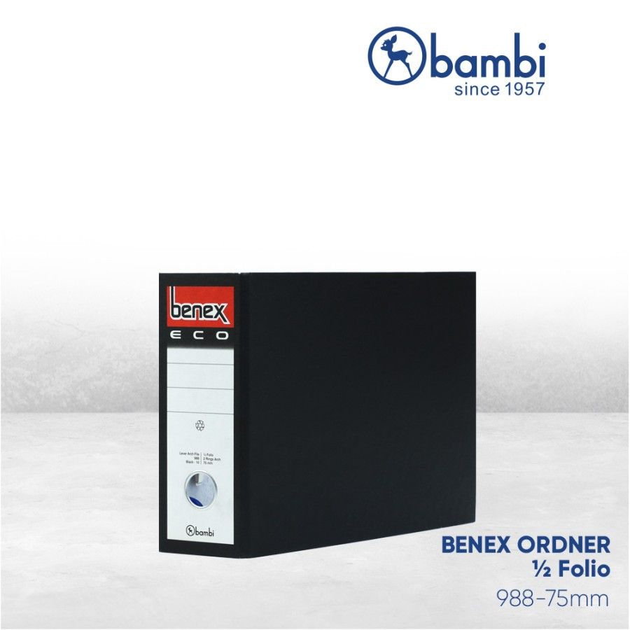

New Ordner Benex 988 Kwitansi Hitam ( 1 Dus 12 Pcs )Premium