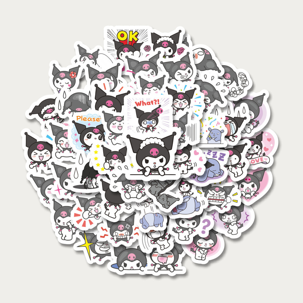 

Sticker Pack Stiker Kartun Kuromi Versi 1 | Sticker TUMBLR | Stiker LAPTOP KOPER HELM