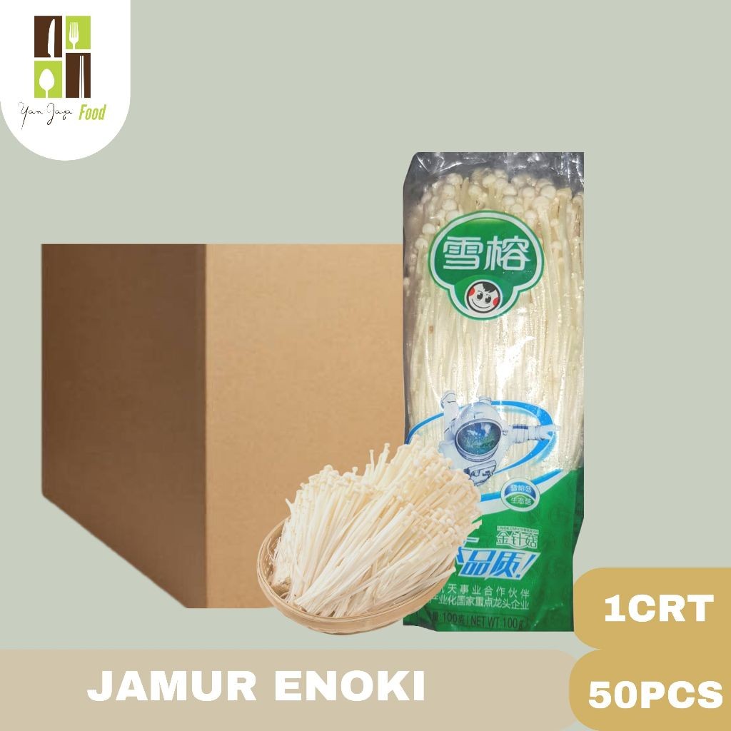 

Jamur Enoki / Enoki Mushroom/ Fresh / Premium/ Import Kemasan (1CRT 50PCS)