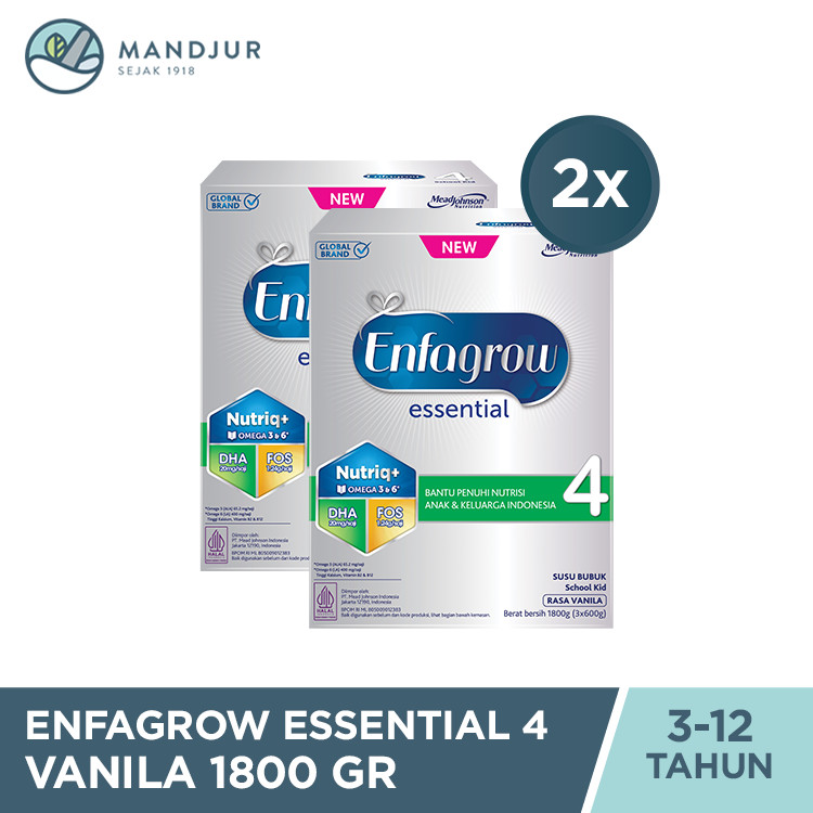 Enfagrow Essential 4 Vanila 1800 Gram - 2 Pcs