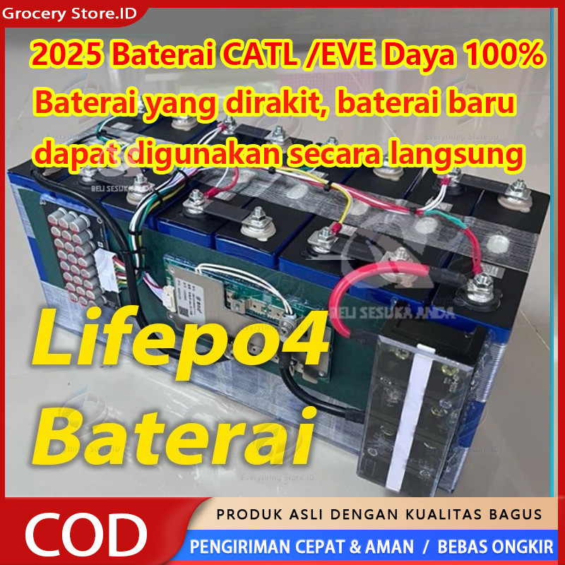CALB UPS BMS 14.8v/12v/3.7v/3.2v Baterai Lifepo4 3.2V 32Ah Baru 12.8V 30ah 100AH/120AH  3C 5C Paket 