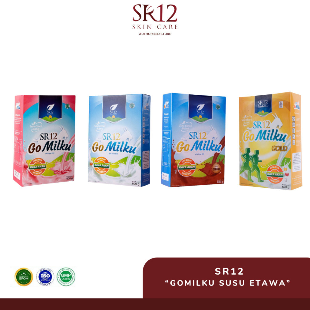 

[ORIGINAL TERMURAH] SR12 Gomilku Susu Kambing Etawa Premium Untuk Kesehatan 200gr dan 600gr