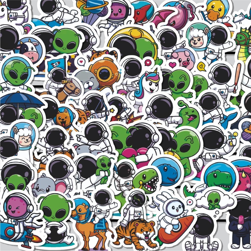

Stiker Cutting Pack Stiker Astronot V6 Isi 100Pcs Series Aesthetic Lucu Keren Untuk Koper Bahan Vynil