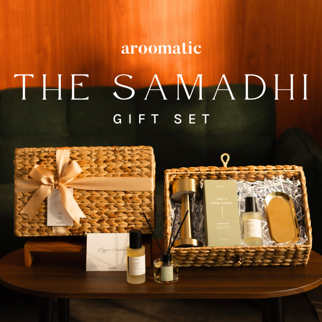 

THE SAMADHI Gift Set | Aroomatic Reed Diffuser & Home Spray