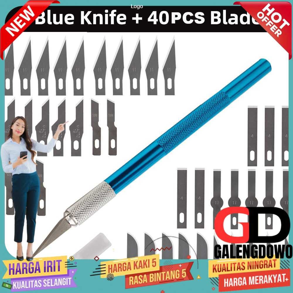 

KUAIQU Pisau Ukir Carving Art Hobby Knife Cutter Blade - 9309