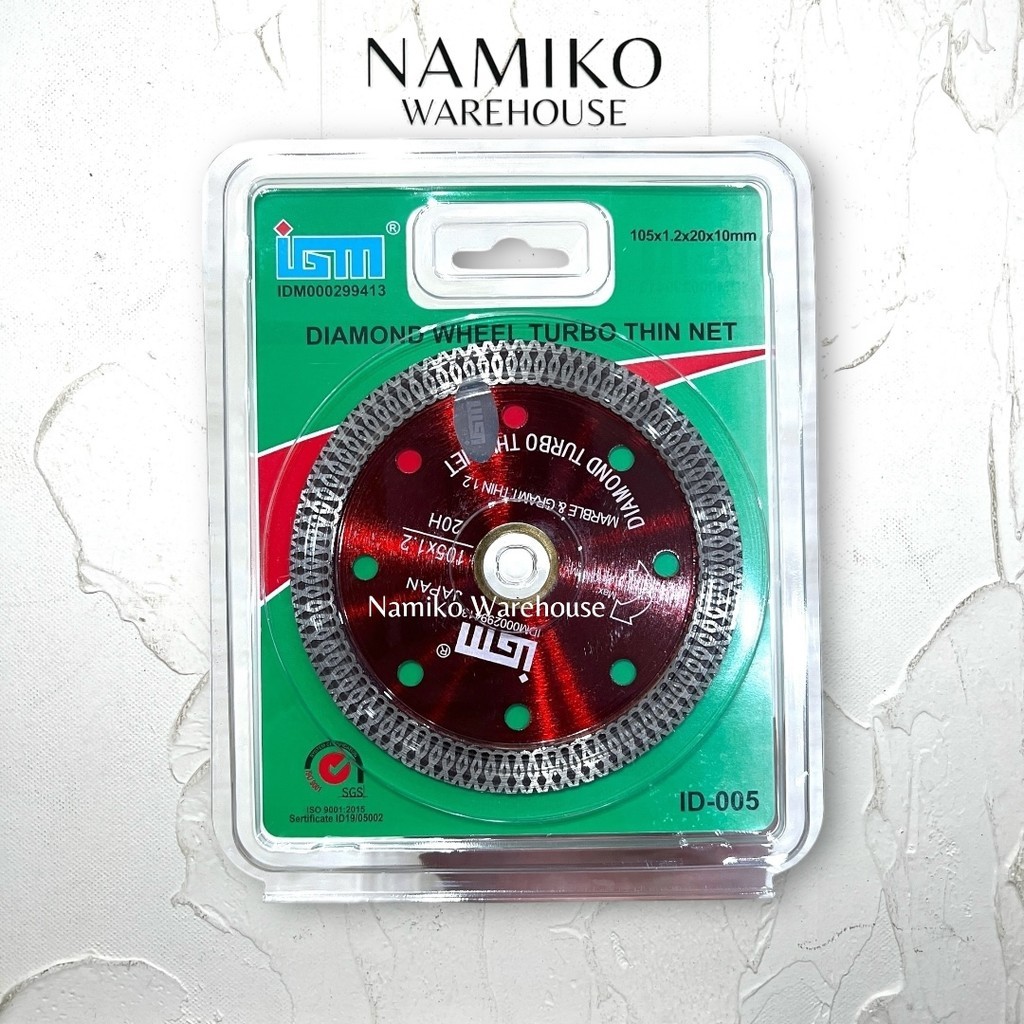 GROSIR 10 pcs IGM Diamond wheel mata potong gerinda keramik turbo 4 inch NAMIKO WAREHOUSE