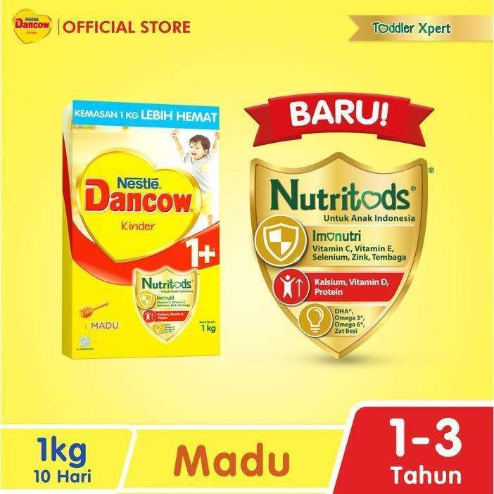 DANCOW 1+ MADU 1 KG - RAJA SUSU