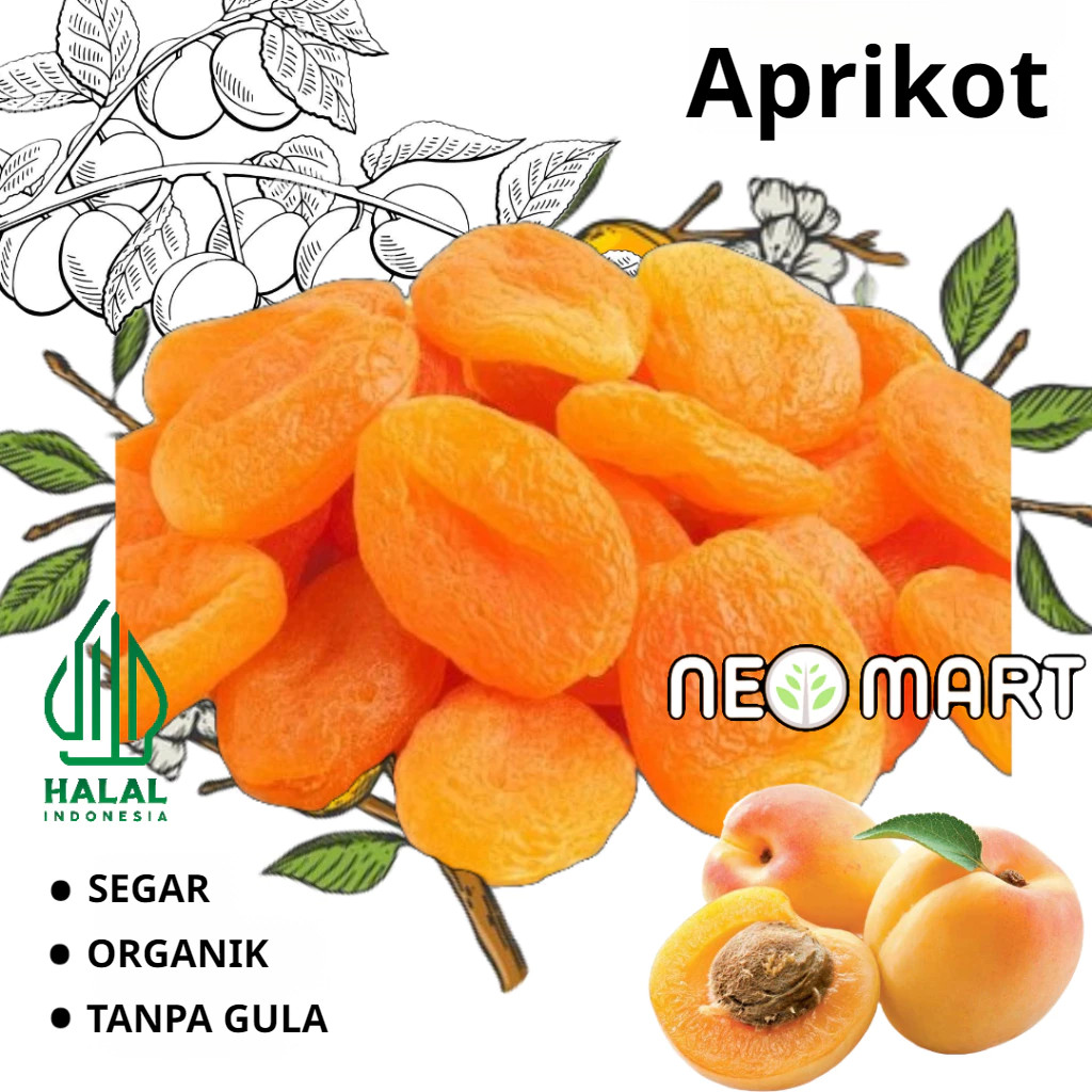 

✈️❤️【Tanpa Inti】Aprikot Kering (250/100g)Premium Apricot Kering Organic Paradise | Rendah Gula Aprikot Dikeringkan Camilan | Kacang Almond Merah Kering