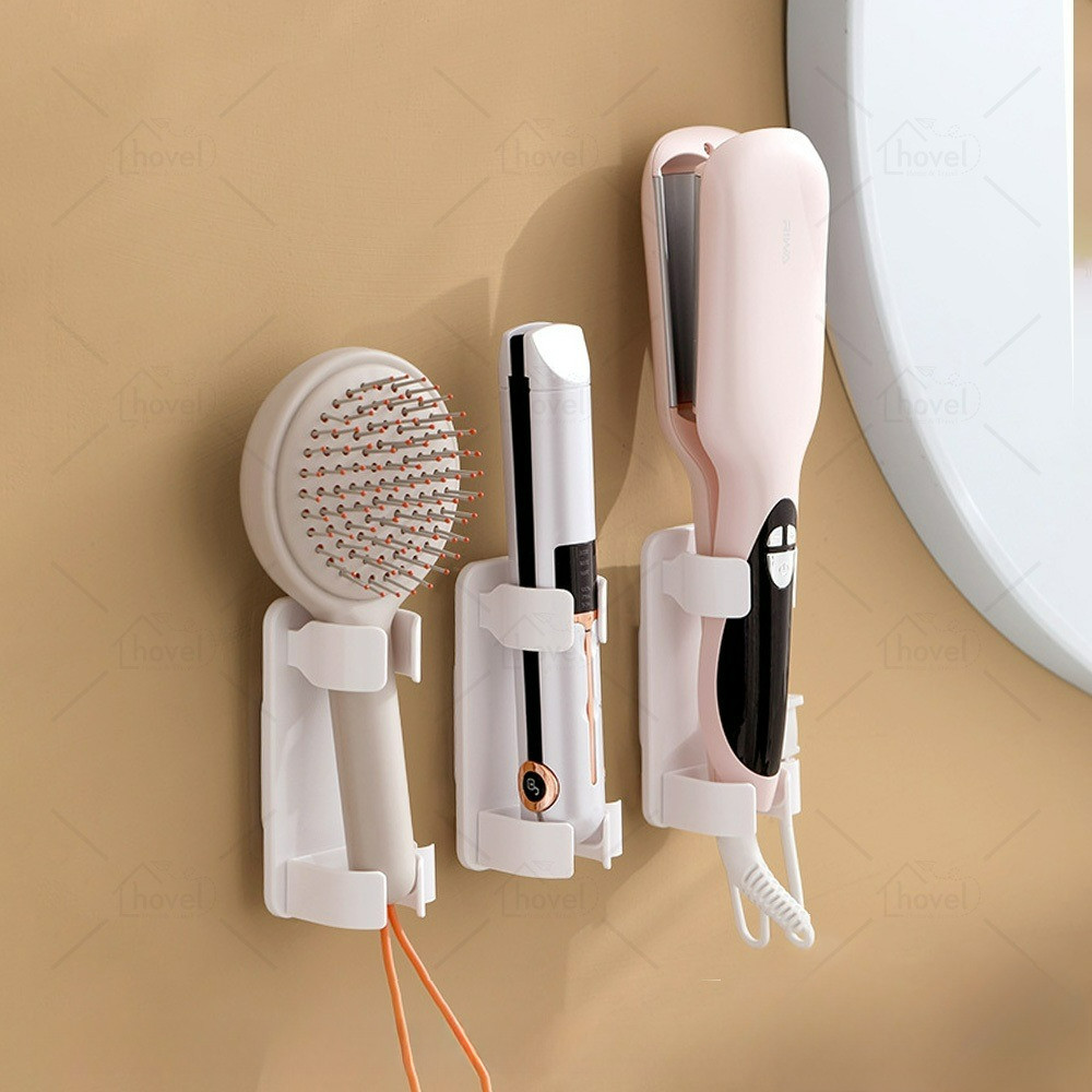 Rak Holder Gantung Catokan Rambut Sisir Tempel Dinding Hair Dryer Hook