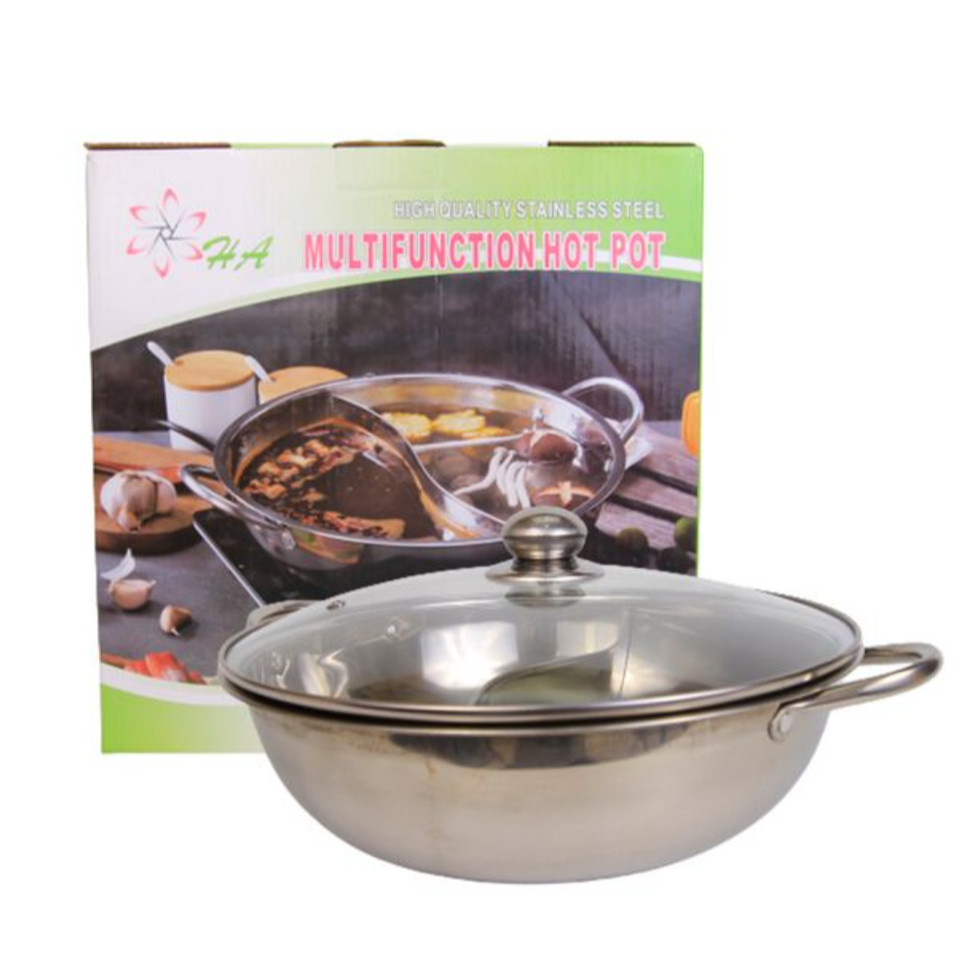 HA panci shabu sekat 2 / Panci Steamboat sekat