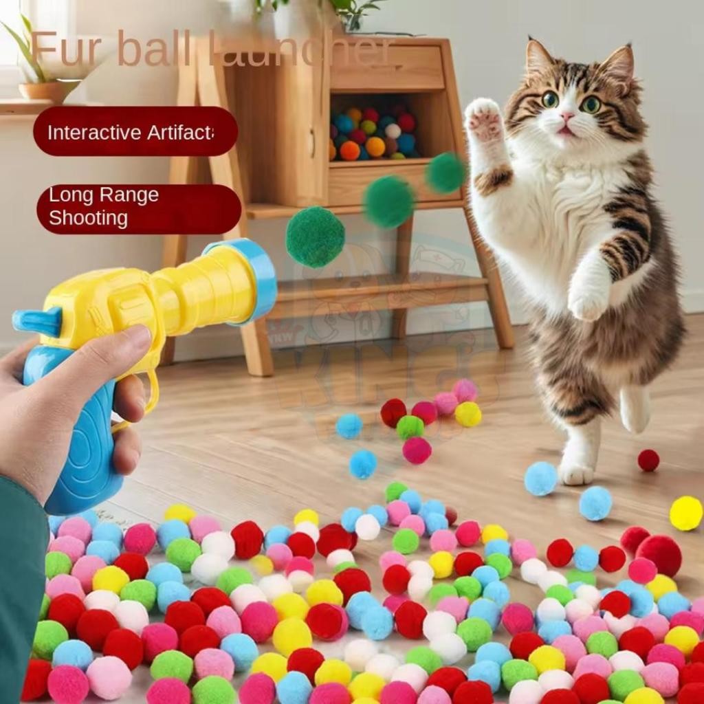 

MAINAN UNTUK KUCING - CAT TOY BALL LAUNCHER