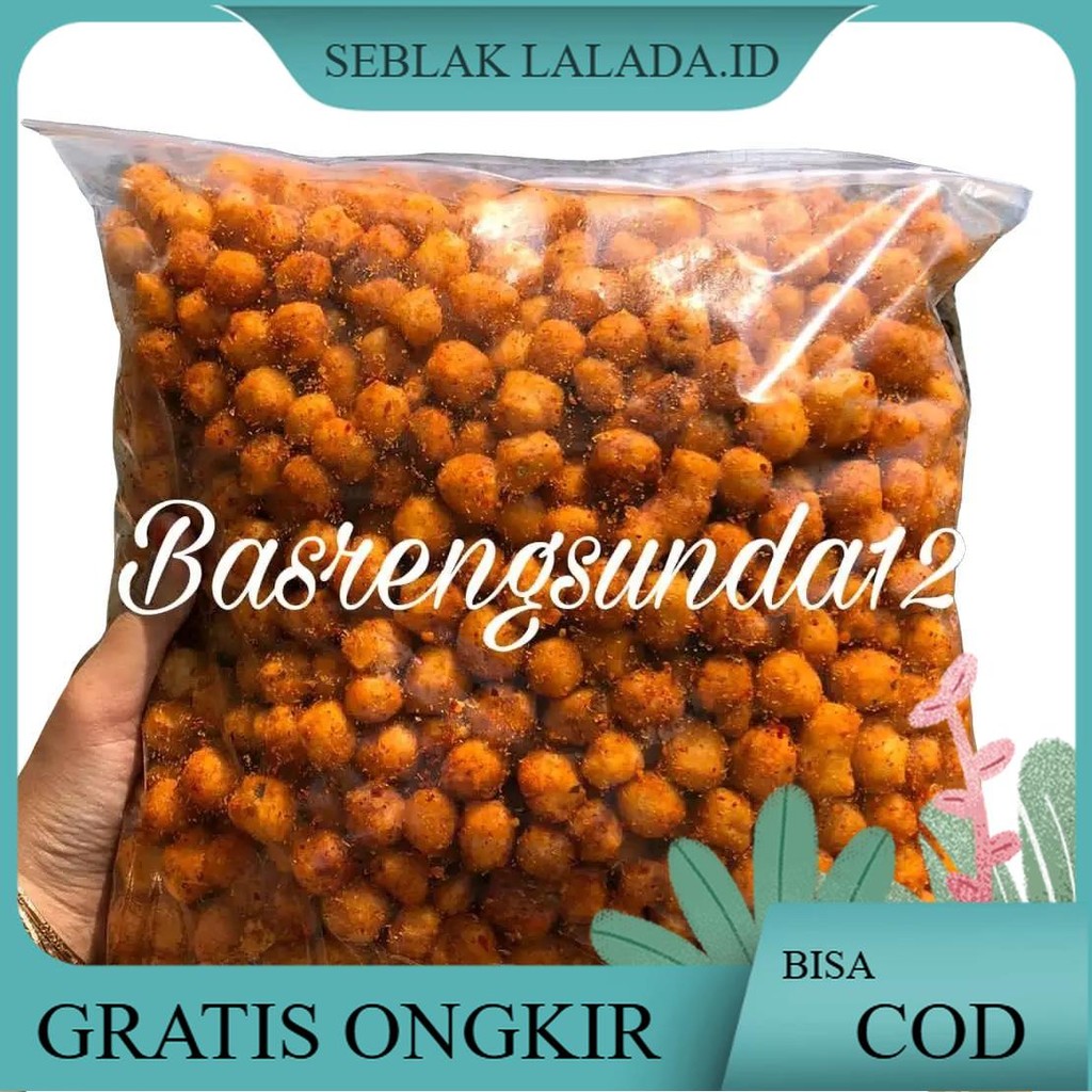 

[Beli Lokal] Cimol kering Crishpy Extra pedas Daun jeruk isi 1kg cemilan instan Food Snacks Goreng Goreng Camilan Crispy