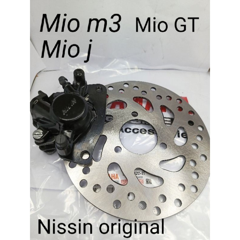 PAKET KALIPER PALA BABI PLUS PIRINGAN CAKRAM MIO M3, MIO J, MIO GT ORIGINAL SUNSTAR NISSIN