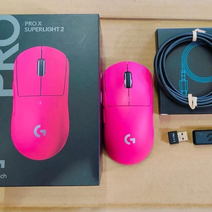 Logitech Gaming Mouse Pro X Superlight 2 Pink Bekas Mulus sekali