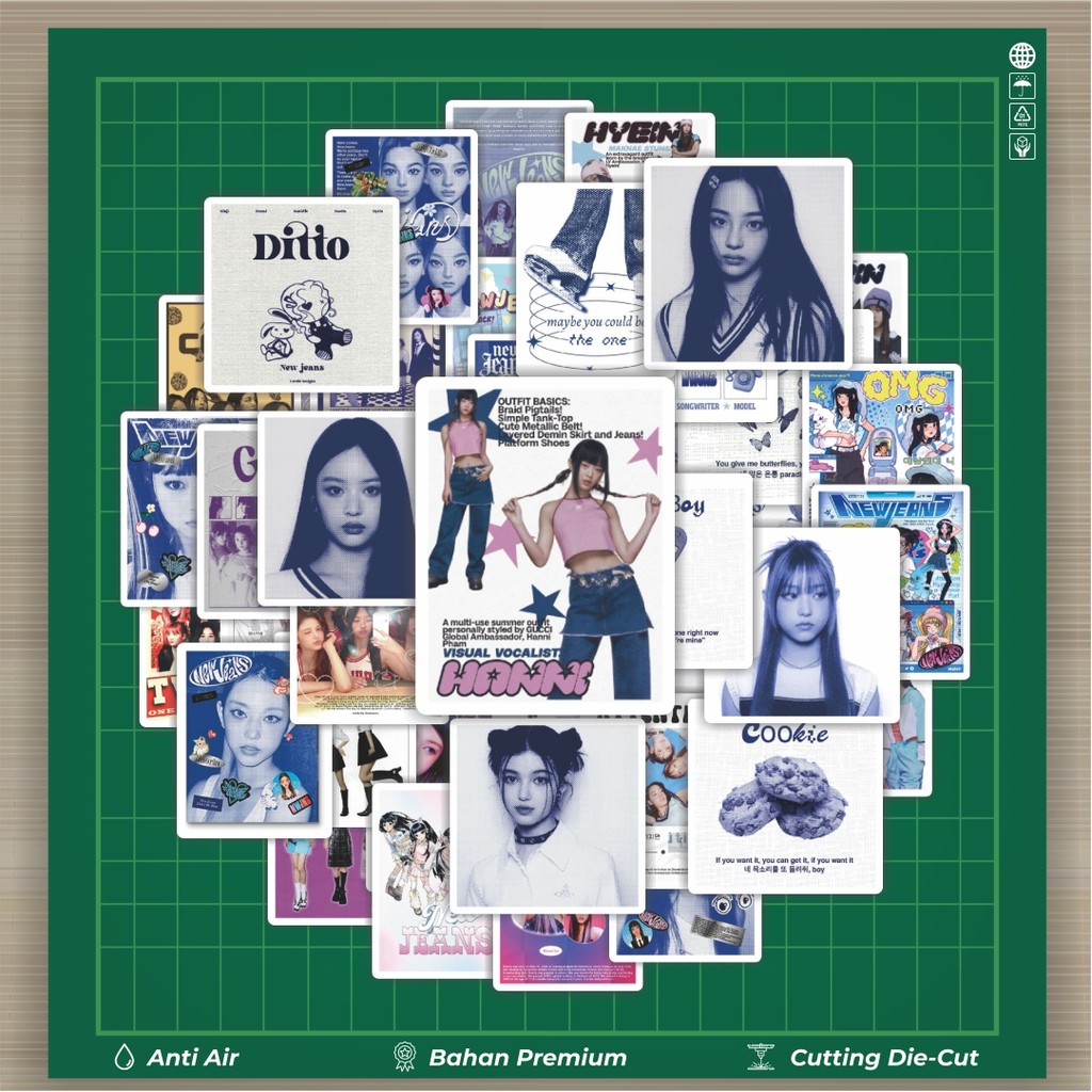 

HOT 50 PCS STIKER Stiker Power Puff Girls New Jeans V3 Stiker Fashion Cars Decal Dingin Kartu Album Custom Vinyl Anti Air- Sticker Aesthetic Buku Journal Koper Casing HP Tablet Laptop Helm Motor Botol Minum