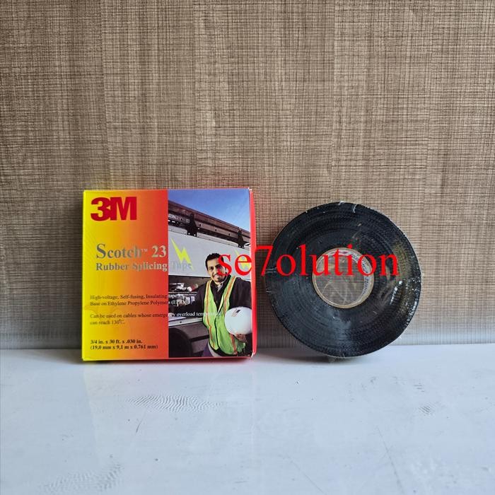

3M Isolasi Listrik Scotch 23 Rubber Splicing Tape