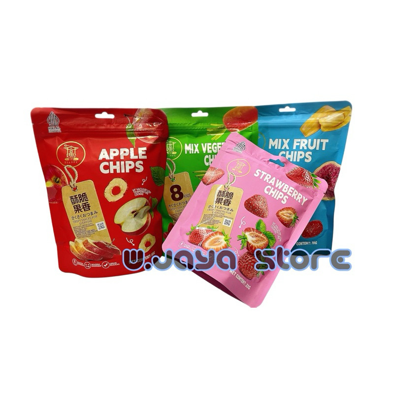 

Tianfu Mix Vegetable Chips | Strawberr | Apple | Mix Fruit