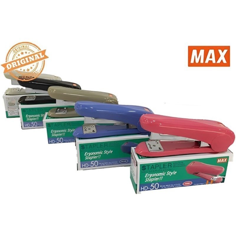 

MAX HD-50 STAPLER BESAR STAPLES ORIGINAL [1PCS]CO