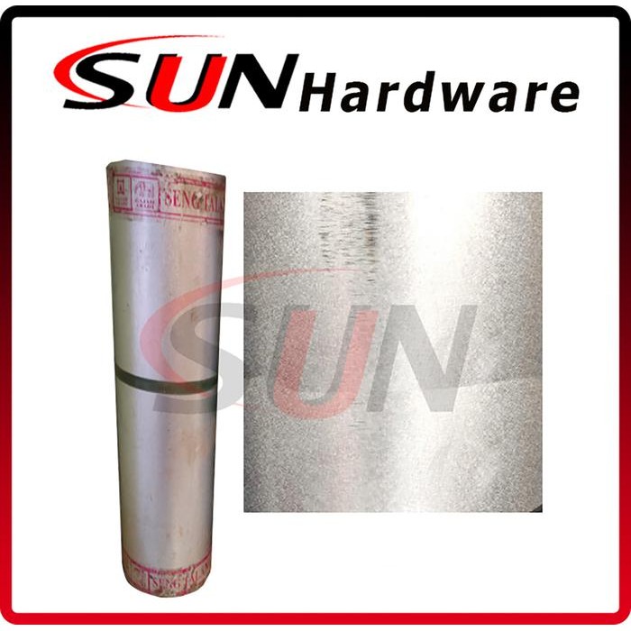 [BERGARANSI] Harga Promo Seng plat Galvalum Anti Karat 90 cm talang atap gerobak warung Meteran Berk