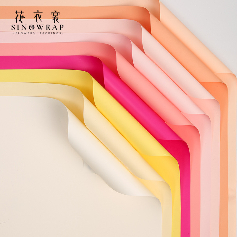 

Sinowrap [20 Lembar] Kertas Bungkus Bunga Matte Tebal Anti Air 52x53cm Ouya Paper