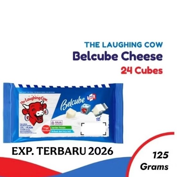 

Belcube Plain Keju Mpasi Bayi Isi 24pc / Belcube Keju Mpasi 125g