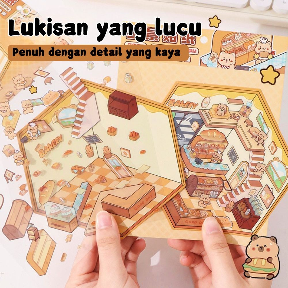 

Sticker DIY Korea 3D Satisfying Decoration Landscaping Ququ