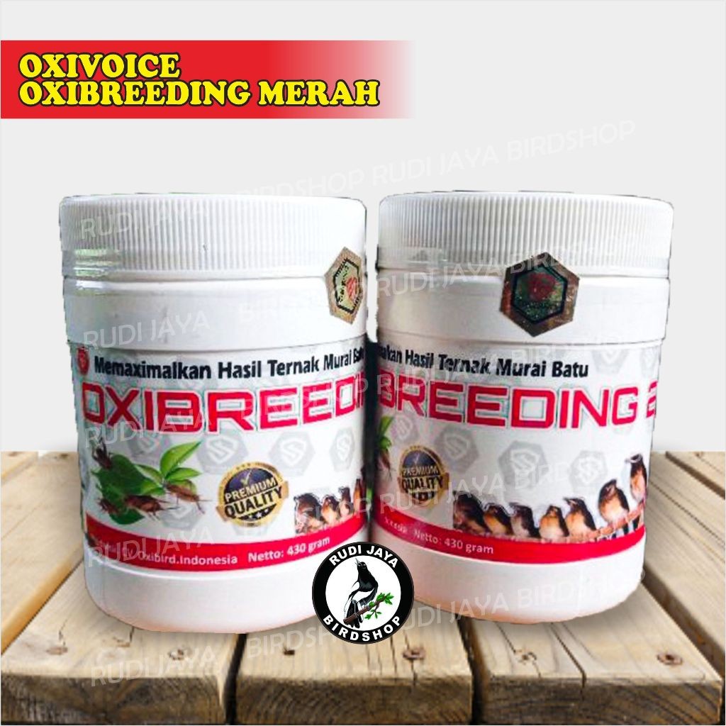 SEDIA OXI BREEDING 2 JANGKRIK MERAH PAKAN KHUSUS TERNAK BURUNG MURAI BATU KACER CUCAK ROWO