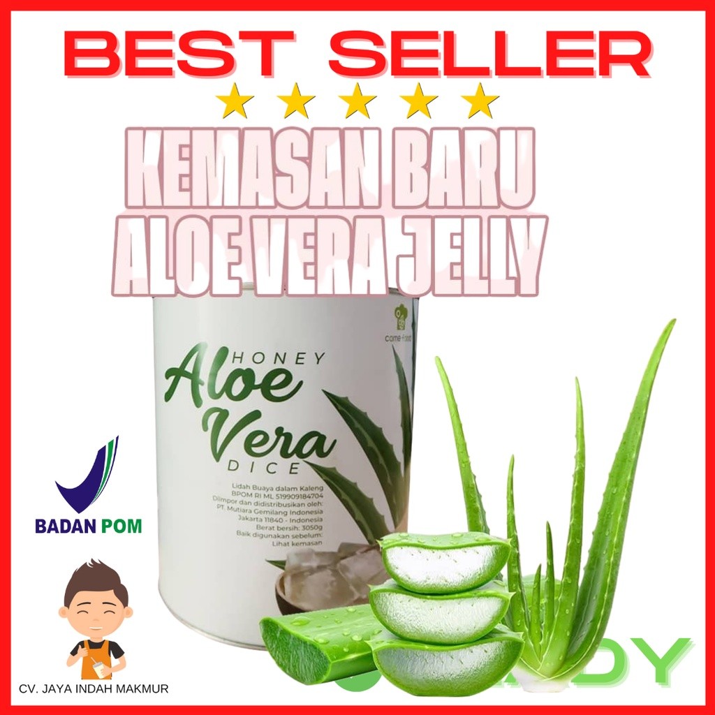 

DDI Aloe vera Jelly Topping Minuman / Drink Import Taiwan 3kg BPOM