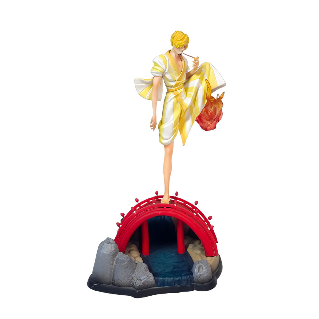 Sanji Kimono Wano One Piece 30cm Action Figure PVC D-YLG048