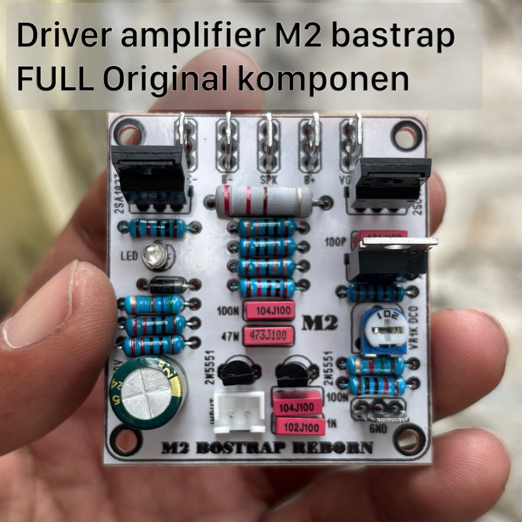 Modul Driver Power M2 Boostrap Full Komponen Bagus Berkualitas
