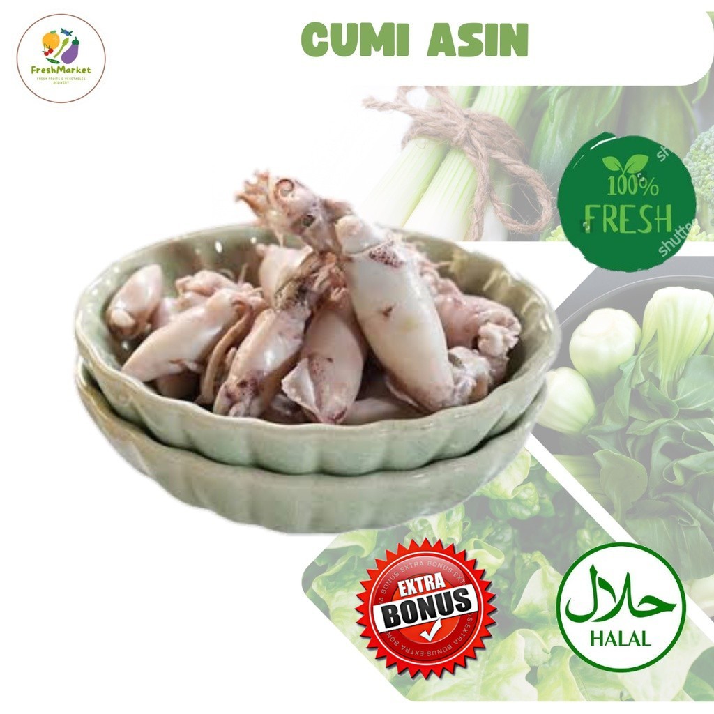 

Cumi Asin Segar 250 Gram Sayurinstant