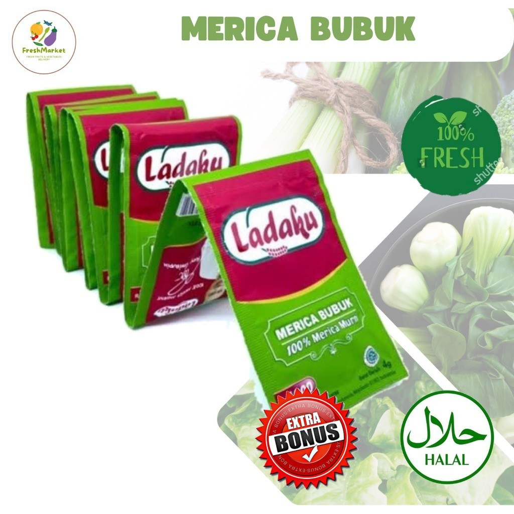 

Ladaku Merica Bubuk 4 Gram Sayurinstant