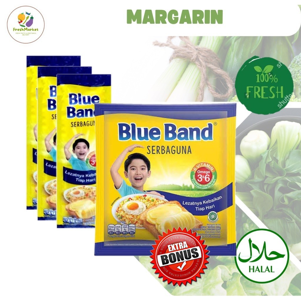 

Margarin Serbaguna Blue Band 200 Gram Sayurinstant