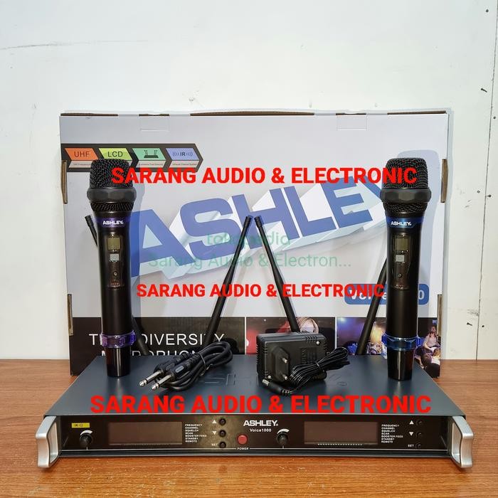 Mic Wireless Ashley VOICE 1000 Original VOICE1000 VOICE-1000