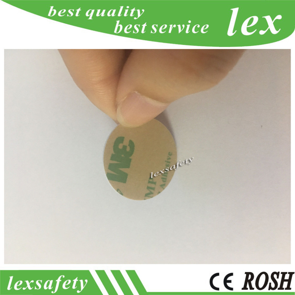

500pcs/lot RFID Tag Writable Stickers Smart Token T5577 Proximity Cards,rewritable PVC 3M glue Adhesive tags For RFID Copier