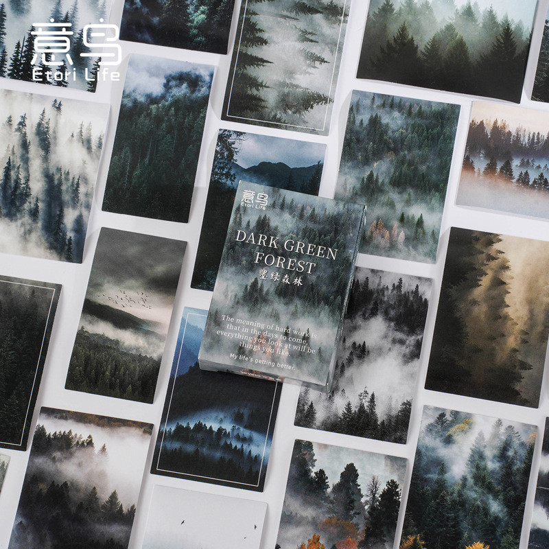 

30 Pcs Kawaii Paper Sticker Set Deep Forest Self-adhesive Stationery Stickers For Arts Craft Diy Scrapbooking Diary Album Planne