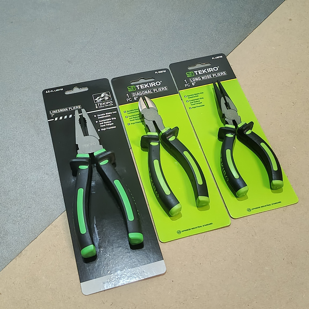 PROMO TEKIRO TANG KOMBINASI 7 INCI+TANG LANCIP TEKIRO 6 INCI+TANG POTONG TEKIRO 6 INCI