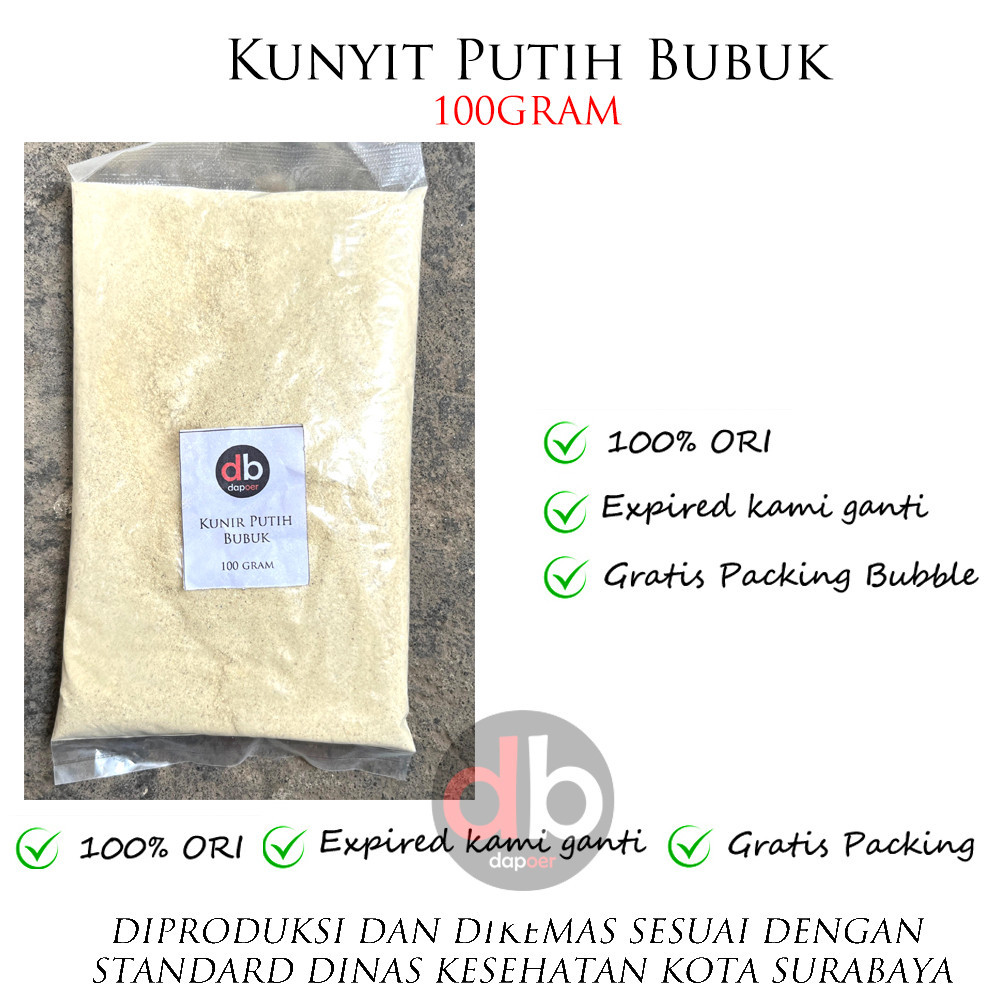 

Kunyit Putih | Kunir Putih Bubuk 100g