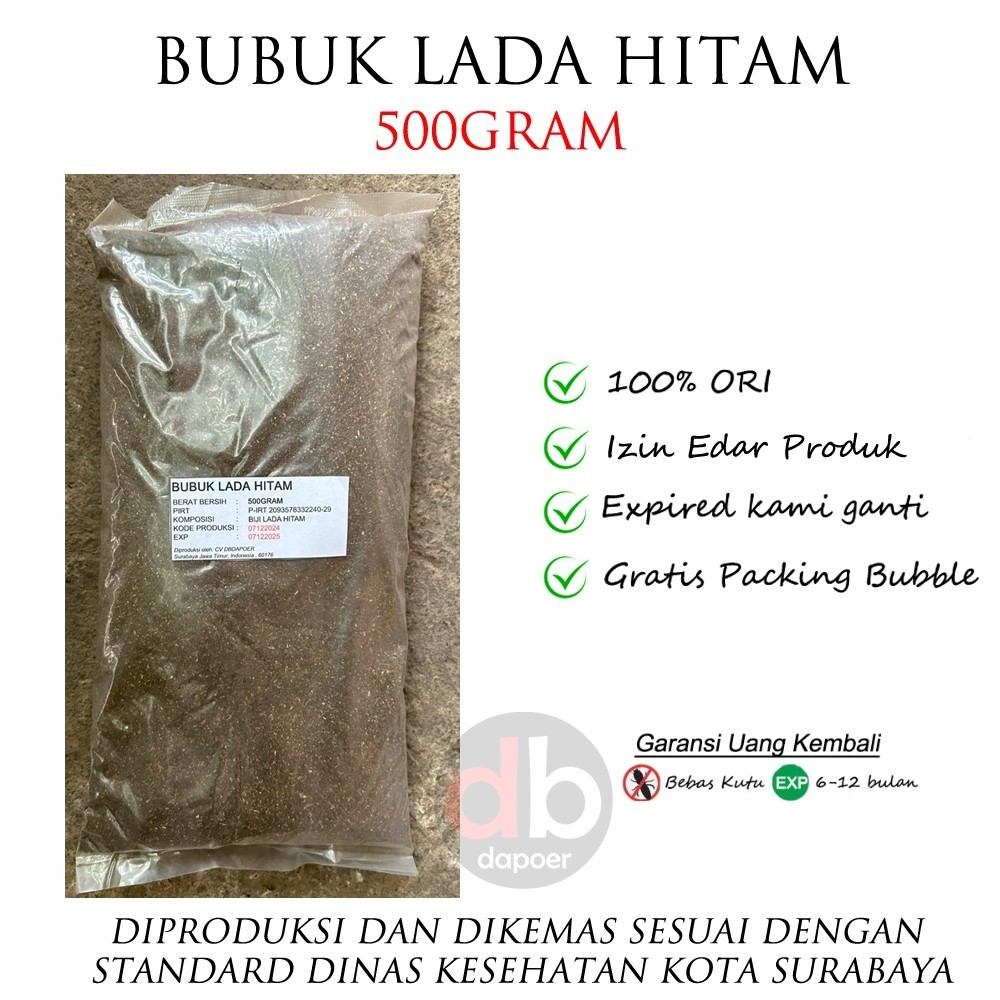

Lada Hitam Bubuk 500gram