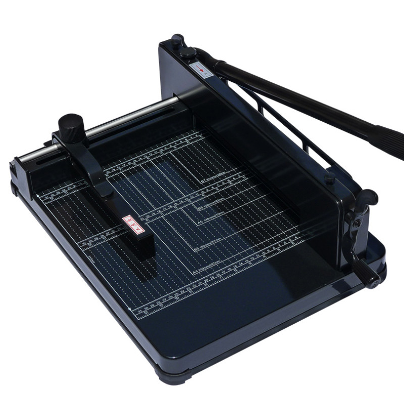 

858A4 Heavy Duty Paper Cutter Manual Business Card Paper Cutter Professional Photo Album Office Graphic Book Cutter
