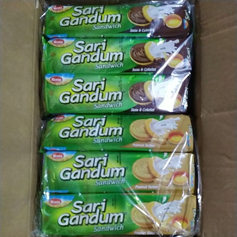 

Roma Sari Gandum Sandwich 115gr / pcs