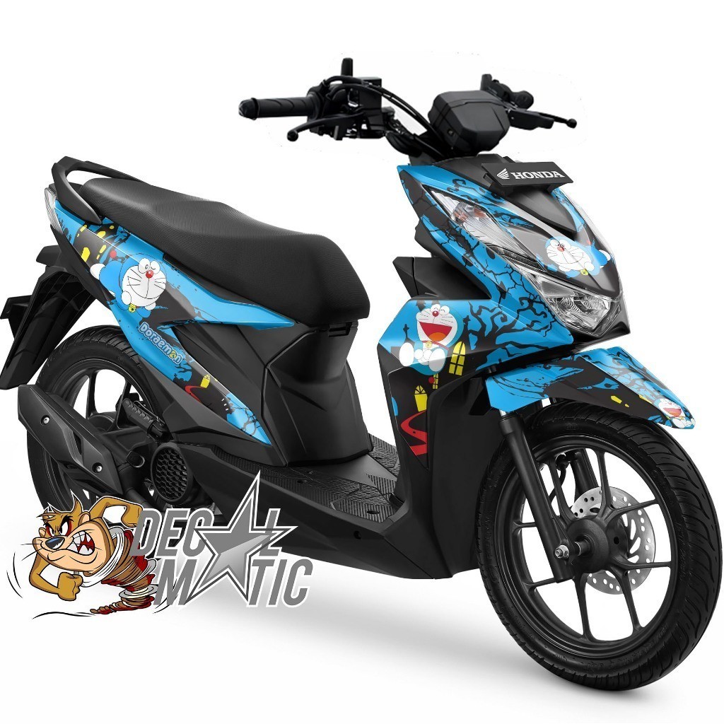Stiker Full Body Beat Street Decal full body motor Beat Street FI EPS / Beat Street Deluxe  Doraemon